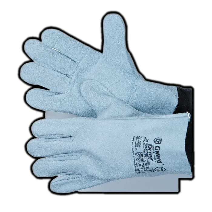 Цельноспилковые серые перчатки