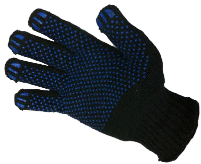 Перчатки утепленные двойные с ПВХ   10/100