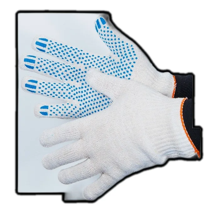 Перчатки ХБ с ПВХ 10/6 100/400
