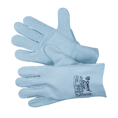 Цельноспилковые серые перчатки