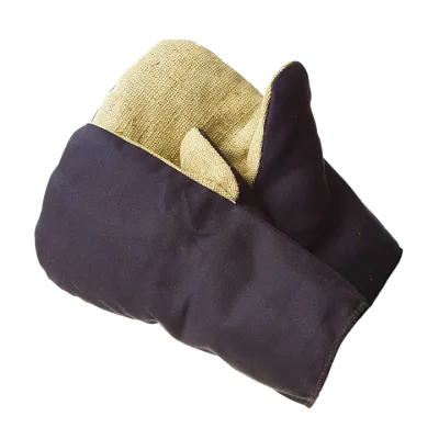 Рукавицы утепленные ватином с брезентовым наладонником 10/100