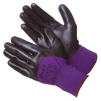 Нейлоновые перчатки  со вспененным нитрилом 3/4