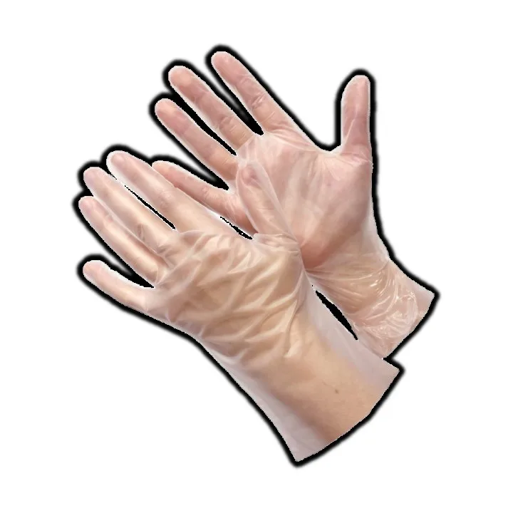 Прозрачные одноразовые перчатки из термопластэластомера