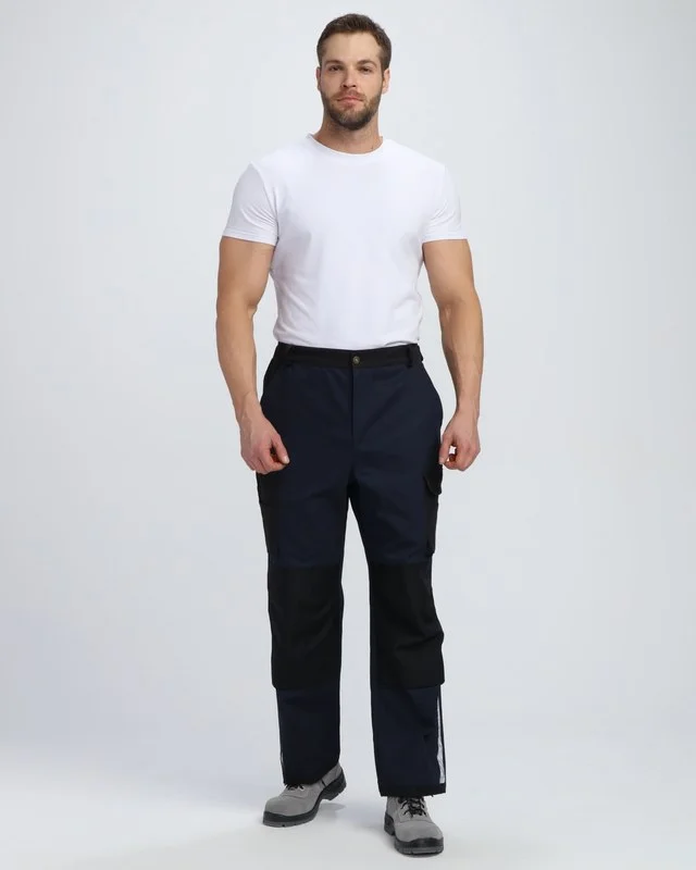 Брюки Айкор (тк.Смесовая,260), т.синий/черный