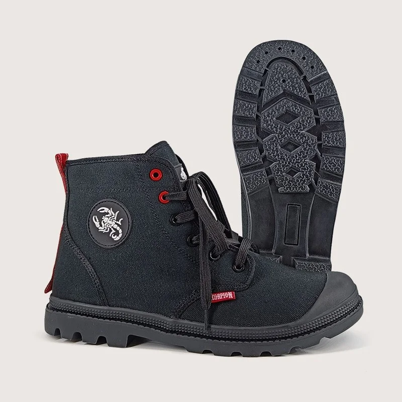 Кеды высокие Скорпион Комфорт ПУ-Р (арт.1650), черный