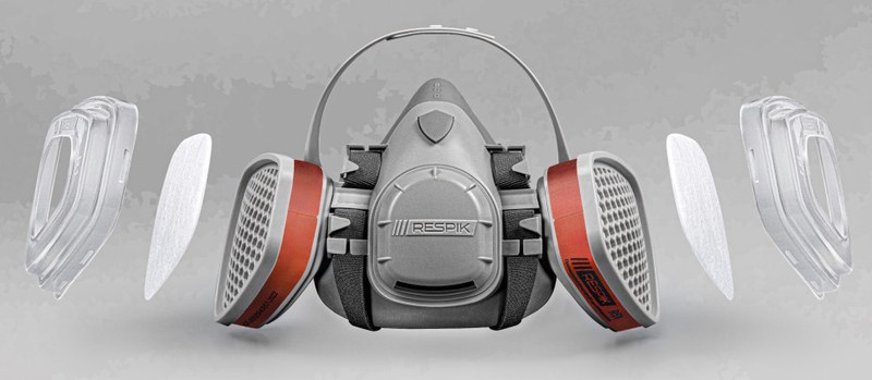 Комплект для защиты дыхания RESPIK® M800 A1P2 R