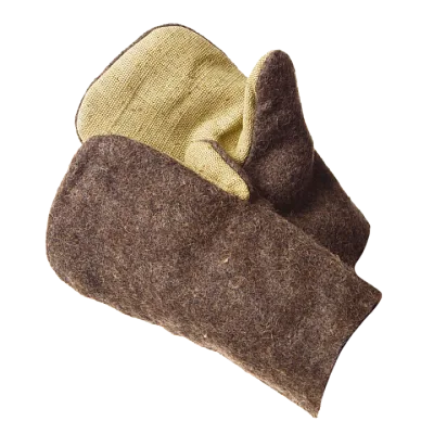 Рукавицы суконные с брезентовым наладонником 10/100