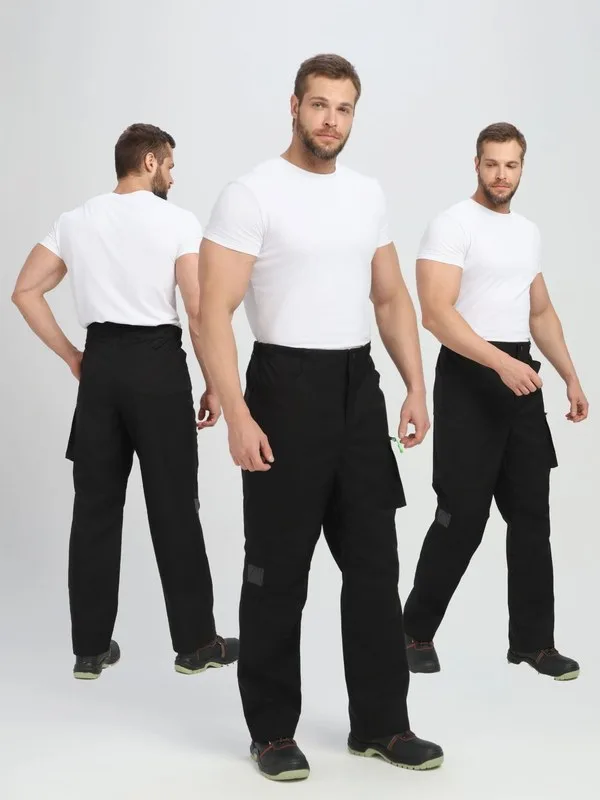 Брюки ProfLineLeader (тк.Софтшел), черный