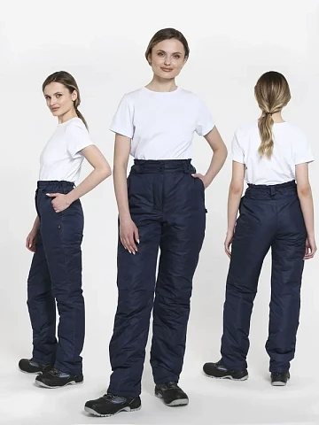 Брюки зимние женские Сакрин (тк.Таслан,135), т.синий