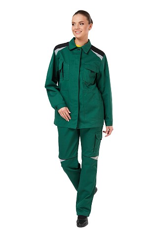 Костюм "Алатау" зеленый/черный (женский)