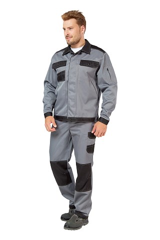 Костюм "Умелец 1" серый/черный