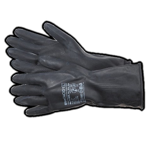 Перчатки резиновые технические КЩС тип 1