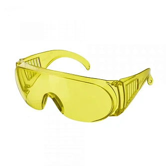 Очки защитные открытые жёлтые, эконом