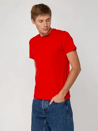 Футболка мужская Т-болка Стрейч, красный
