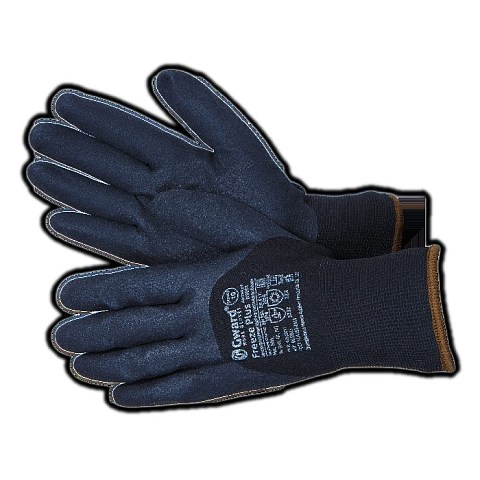 Зимние перчатки с начёсом и вспененным нитрилом 3/4