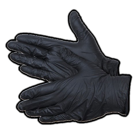 Синие нитриловые мультифункциональные перчатки