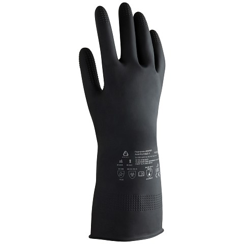 Химические перчатки из латекса JCH701 Acid Pro КЩС-1