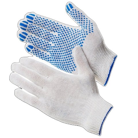 Перчатки ХБ с ПВХ 10/3 Точка 100/600