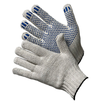Перчатки ХБ с ПВХ 10/4 100/400