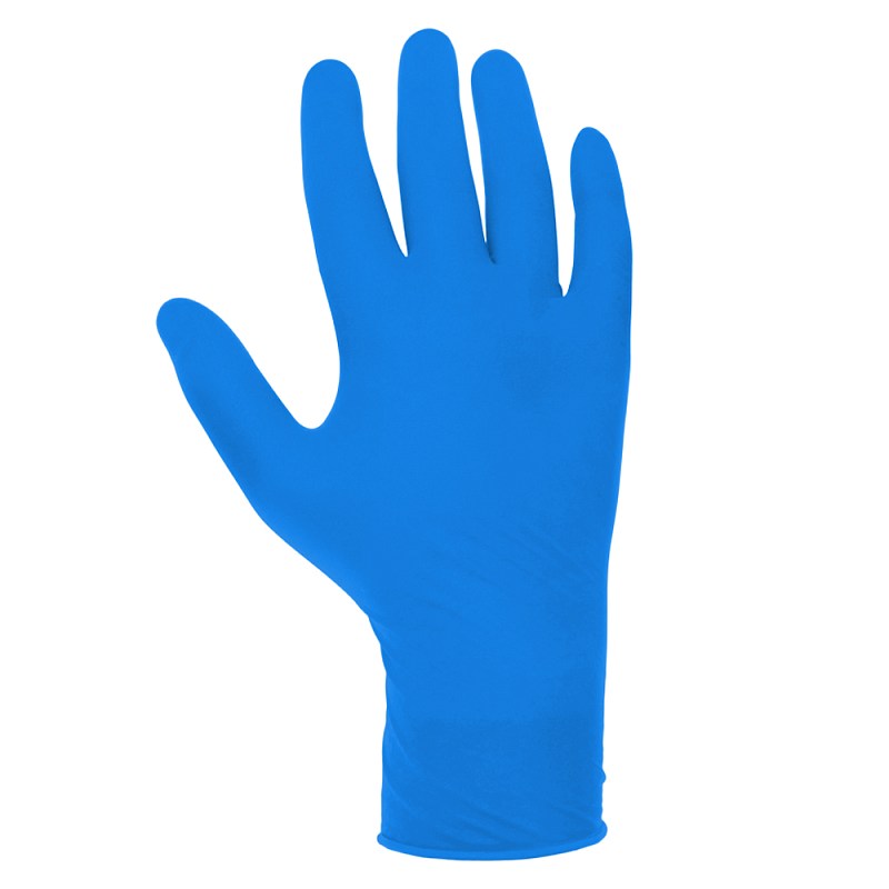 Одноразовые нитриловые перчатки Jeta Safety (голубые) JSN-1