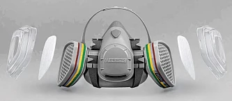 Комплект для защиты дыхания RESPIK® H800 А1В1Е1К1P2 R
