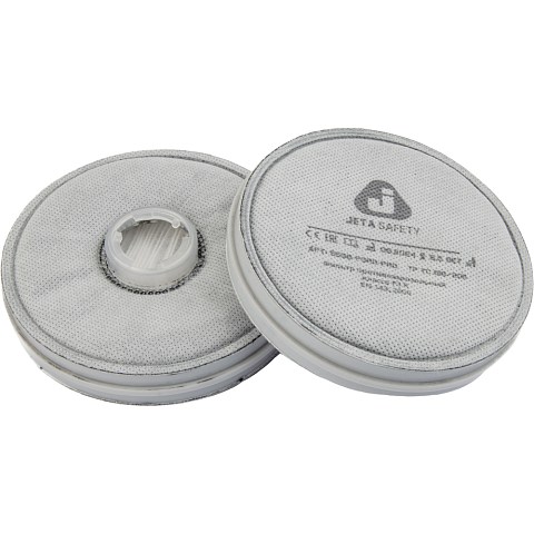5536-P3RD-PRO Фильтр противоаэрозольный Jeta Safety технология AirOne с угольным слоем класса P3R D (упаковка 2шт)
