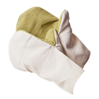 Рукавицы ХБ с брезентовым наладонником с миткалем 20/400