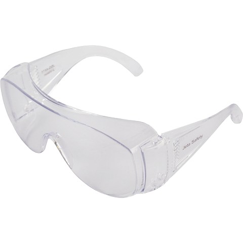 Очки защитные JSG-4411 J-Vision открытого типа с боковой защитой, прозрачные линзы