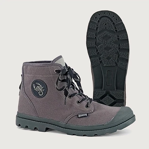 Кеды высокие Скорпион Комфорт ПУ-Р (арт.1650), серый