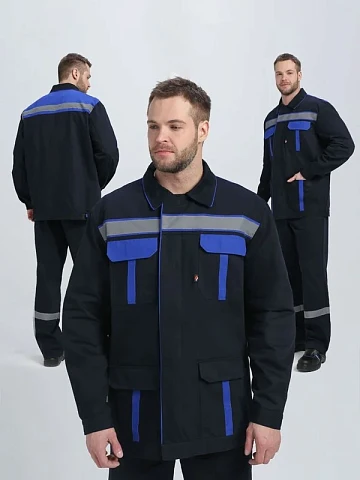 Костюм Итрорис-2 СОП (тк.Саржа,250) п/к, т.синий/васильковый