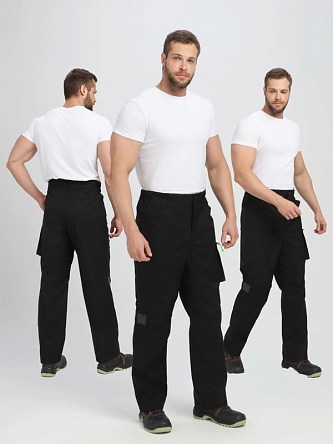 Брюки ProfLineLeader (тк.Софтшел), черный