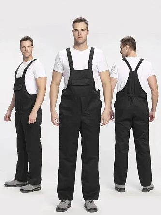 Полукомбинезон для ИТР (тк.Смесовая,210), черный