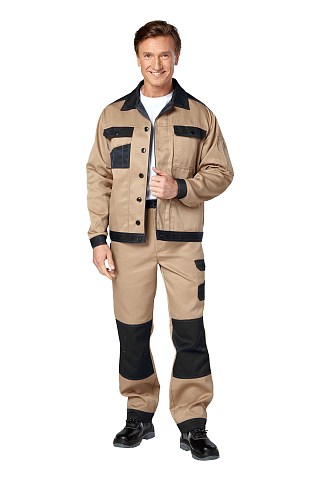 Костюм "Умелец 1" бежевый/черный