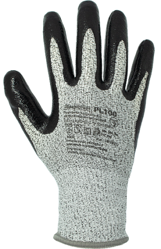 Перчатки ArmProtect противопорезные (НРРЕ+нитрил), PL100