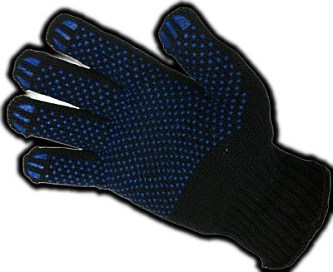 Перчатки утепленные двойные с ПВХ   10/100