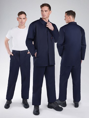 Костюм лавсан с КЩС-пропиткой (тк.Лавсан, 250), т.синий