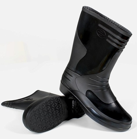 Сапоги женские ПВХ, черный (арт. м.102)