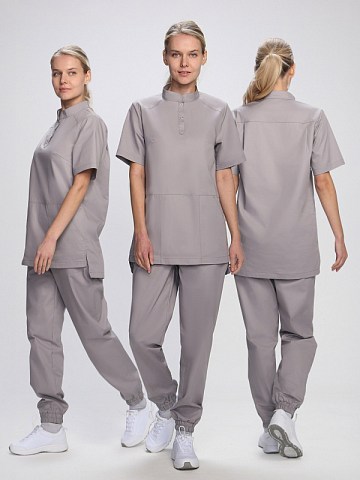 Костюм женский MedLine® Ева (тк.Смесовая,145), св.серый