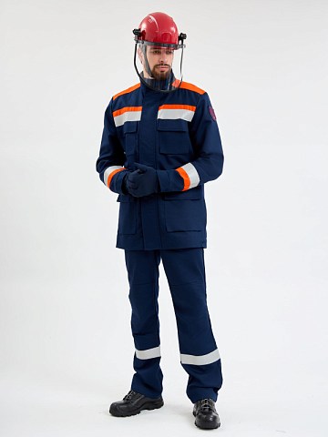 Костюм летний Энергия-А (13,2 кал.), т.синий/оранжевый