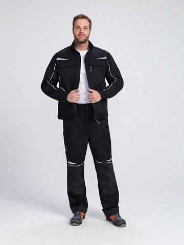 Костюм ProfLineSpecialist-1 (тк.РипСтоп,240) брюки, коричневый/черный