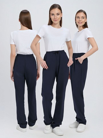 Брюки Лицей Актив (тк.Смесовая,220), т.синий