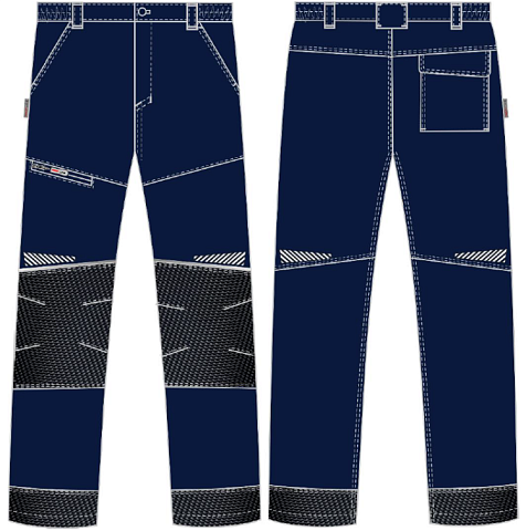 Брюки ProfLineSpecialist (тк.Смесовая,240), т.синий