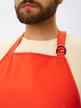 Фартук влагозащитный для рыбаков ProfLineSpecialist (ПВХ,550), оранжевый