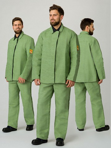 Костюм сварщика 1 кл.защиты (тк.Брезент, 480),хаки