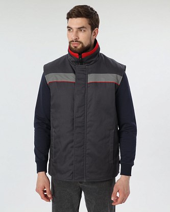 Костюм Зенк-1 СОП (тк.Смесовая,240) брюки, т.синий/васильковый