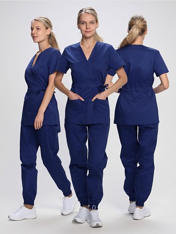 Костюм женский MedLine® Марго (тк.Смесовая,145), т.синий