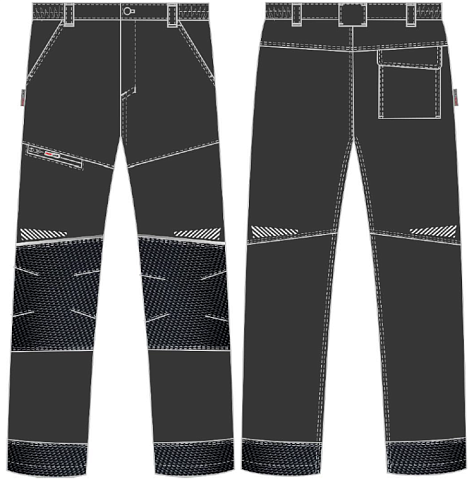 Брюки ProfLineSpecialist (тк.Смесовая,240), черный