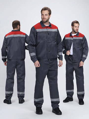 Костюм Бриготек-2 СОП (тк.Смесовая,260) п/к, зеленый/желтый