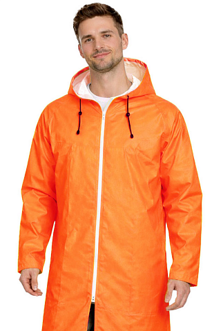 Плащ влагозащитный Стандарт (Таффета/ПВХ,225), оранжевый