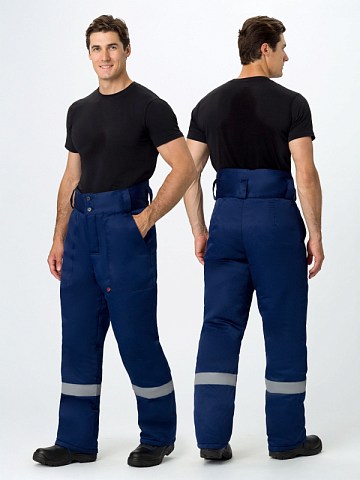 Брюки зимние Экспертный-Люкс (тк.Смесовая,210), т.синий